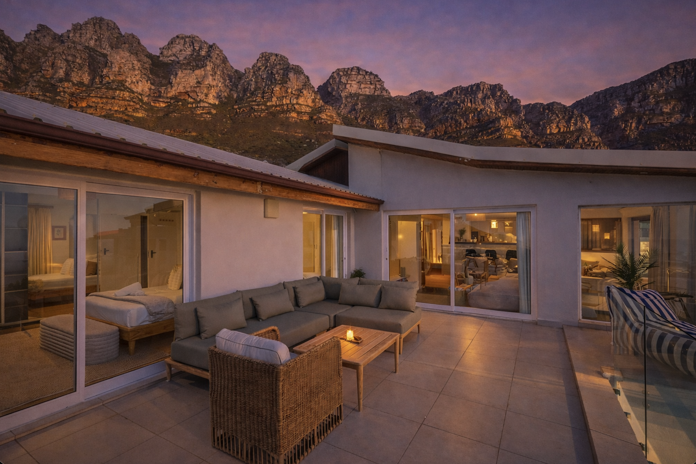 Mountain Oasis exterior with Twelve Apostles